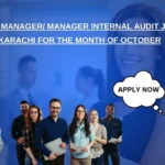 Assistant Manager/ Manager Internal Audit Job in PSX Karachi for the Month of October