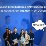 Deputy Manager Engineering & Maintenance Electrical Job in Karachi for the Month of October