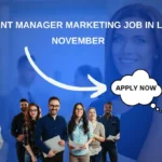 Assistant Manager Marketing Job in Lahore November