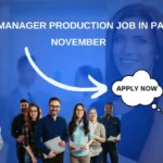 Senior Manager Production Job in Pakistan November